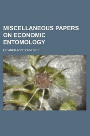 Cover of Miscellaneous Papers on Economic Entomology