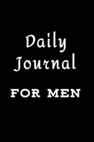 Cover of Daily Journal For Men