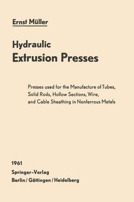 Book cover for Hydraulic Extrusion Presses