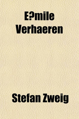 Book cover for E Mile Verhaeren