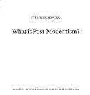 Book cover for What is Post-modernism?