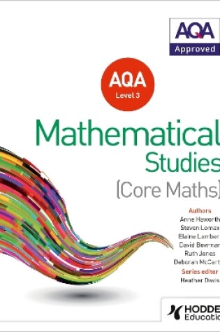 Cover of AQA Level 3 Certificate in Mathematical Studies