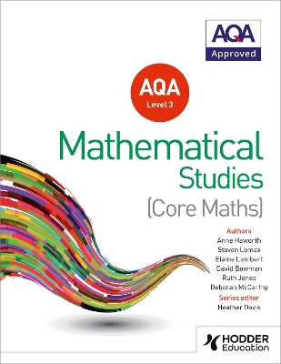 Book cover for AQA Level 3 Certificate in Mathematical Studies