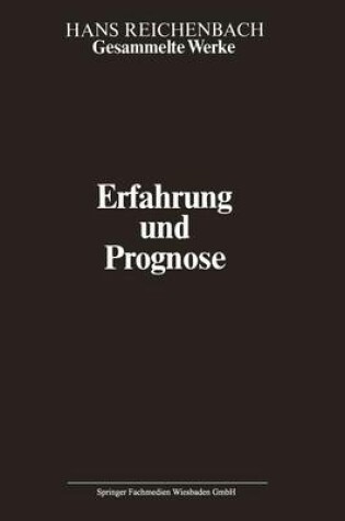 Cover of Erfahrung Und Prognose