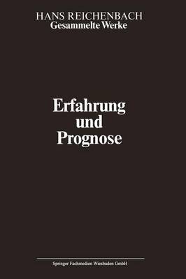 Book cover for Erfahrung Und Prognose