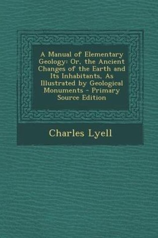 Cover of A Manual of Elementary Geology