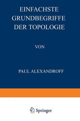 Book cover for Einfachste Grundbegriffe Der Topologie