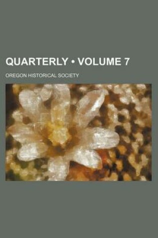 Cover of Quarterly (Volume 7)