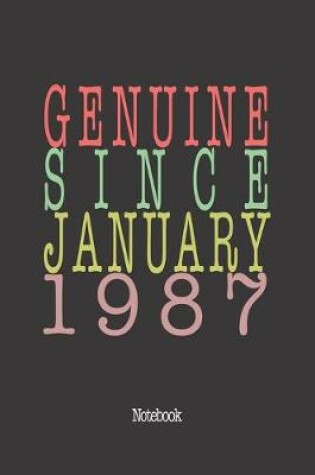 Cover of Genuine Since January 1987