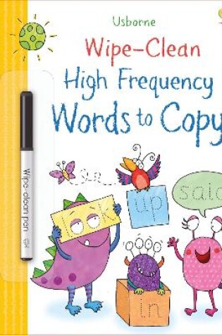 Cover of Wipe-clean High-Frequency Words to copy