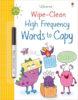 Cover of Wipe-clean High-Frequency Words to copy