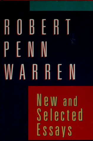 Cover of New and Selected Essays