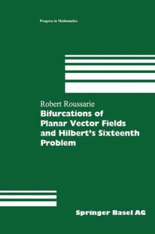 Cover of Bifurcation of Planar Vector Fields and Hilbert's Sixteenth Problem