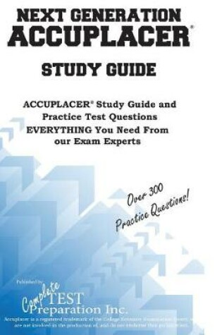 Cover of Next Generation Accuplacer Study Guide