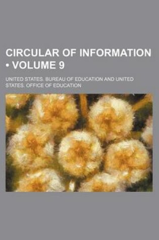 Cover of Circular of Information (Volume 9)