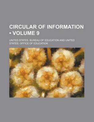 Book cover for Circular of Information (Volume 9)