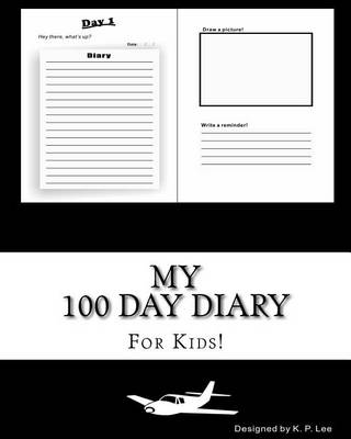 Book cover for My 100 Day Diary (Black cover)