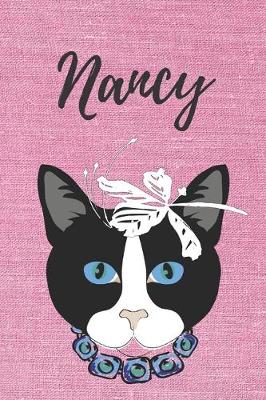 Book cover for personalisiertes Notizbuch Katze / Journal / Malbuch / Tagebuch / Kritzelbuch / DIN A5 / Geschenk Nancy