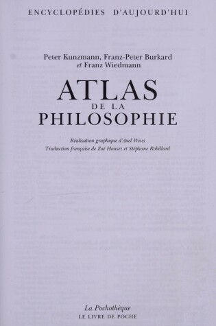 Cover of Atlas de La Philosophie