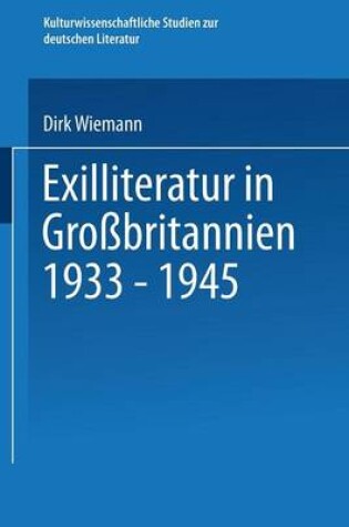 Cover of Exilliteratur in Grossbritannien 1933 - 1945