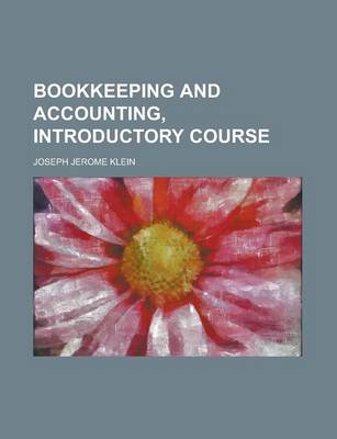 Book cover for Bookkeeping and Accounting, Introductory Course