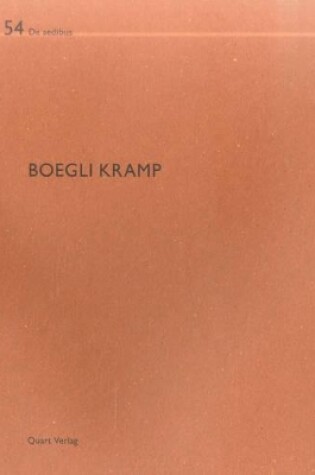 Cover of Boegli Kramp: De aedibus 54