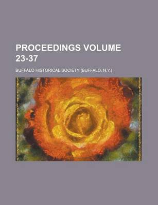 Book cover for Proceedings Volume 23-37