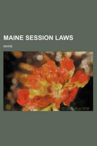 Cover of Maine Session Laws