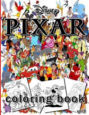 Book cover for Disney Pixar Coloring Book Vol.2