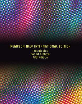 Book cover for Precalculus Pearson New International Edition, plus MyMathLab without eText