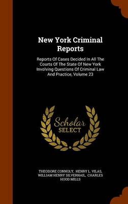 Book cover for New York Criminal Reports