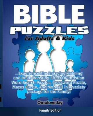 Book cover for Bible Puzzles for Adults and Kids