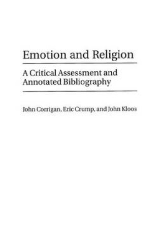 Cover of Emotion and Religion