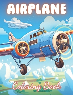 Book cover for Airplane Coloring Book for Kids