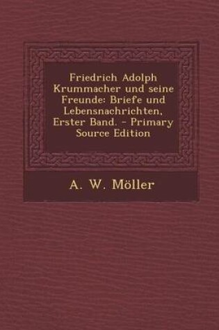 Cover of Friedrich Adolph Krummacher Und Seine Freunde