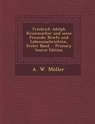 Book cover for Friedrich Adolph Krummacher Und Seine Freunde