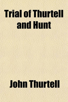 Book cover for Trial of Thurtell and Hunt