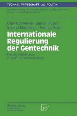 Cover of Internationale Regulierung der Gentechnik