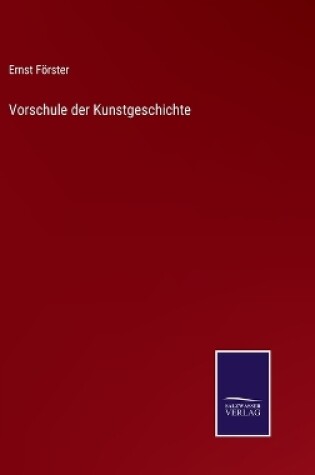 Cover of Vorschule der Kunstgeschichte