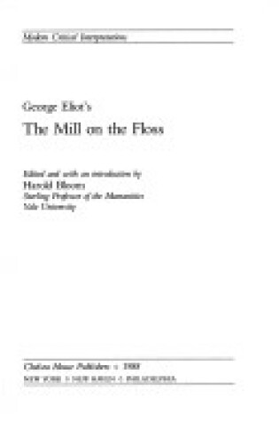 Cover of George Eliot's "Mill on the Floss"