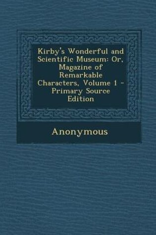 Cover of Kirby's Wonderful and Scientific Museum