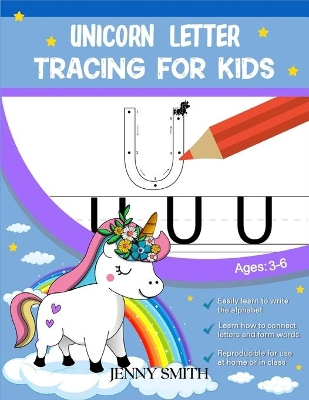 Book cover for Unicorn Letter Tracing for Kids