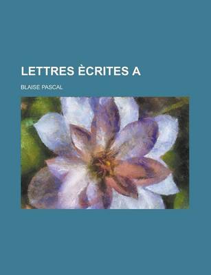 Book cover for Lettres Ecrites a