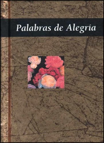 Book cover for Palabras de Alegria