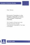 Book cover for Economic Transition in the People's Republic of China and Foreign Investment Activities