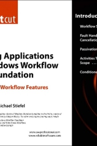 Cover of Building Applications with Windows Workflow Foundation (WF)