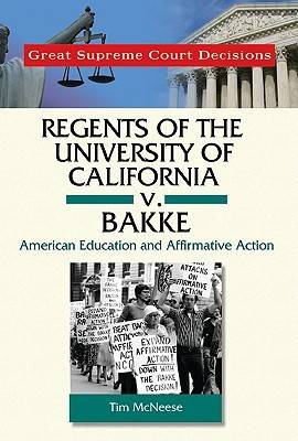 Book cover for Regents of the University of California v. Bakke