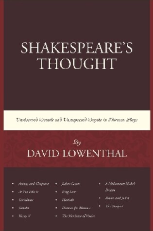 Cover of Shakespeare's Thought