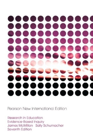 Cover of Research in Education: Pearson New International Edition