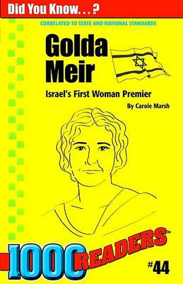 Book cover for Golda Meir